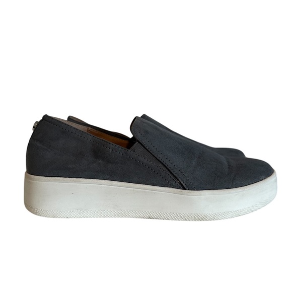 Steve Madden Shoes - Steve Madden Gray Zayna Fabric Slip On Sneakers